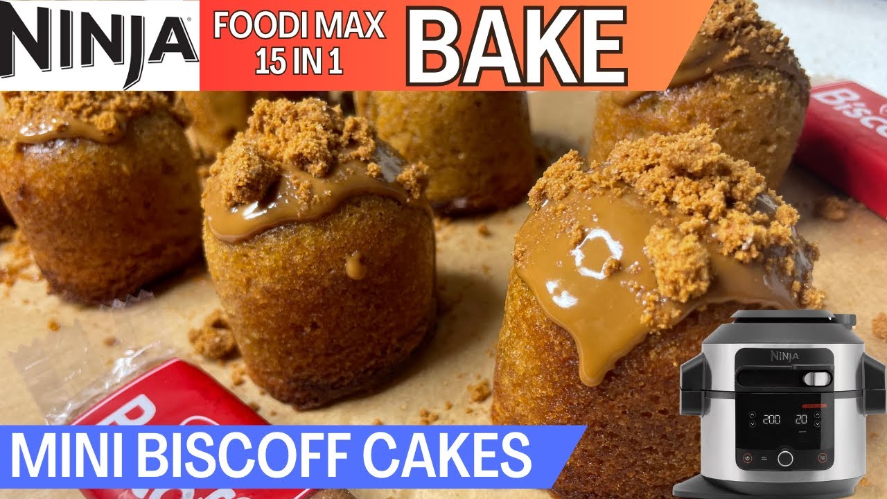 MINI BISCOFF CAKES *BAKE* | Ninja Foodi Recipe