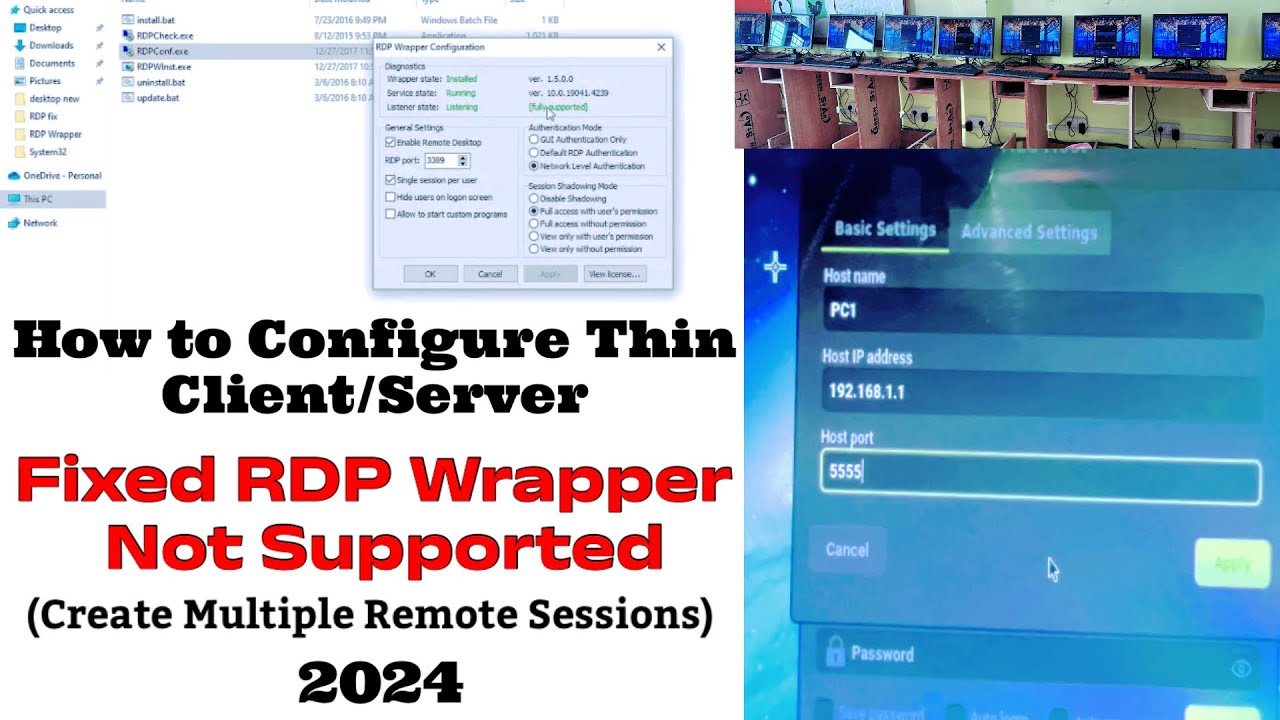 How to Configure Thin Client Server and Fix RDP Not Supported Issue|2024|Thin Client Complete Guide|