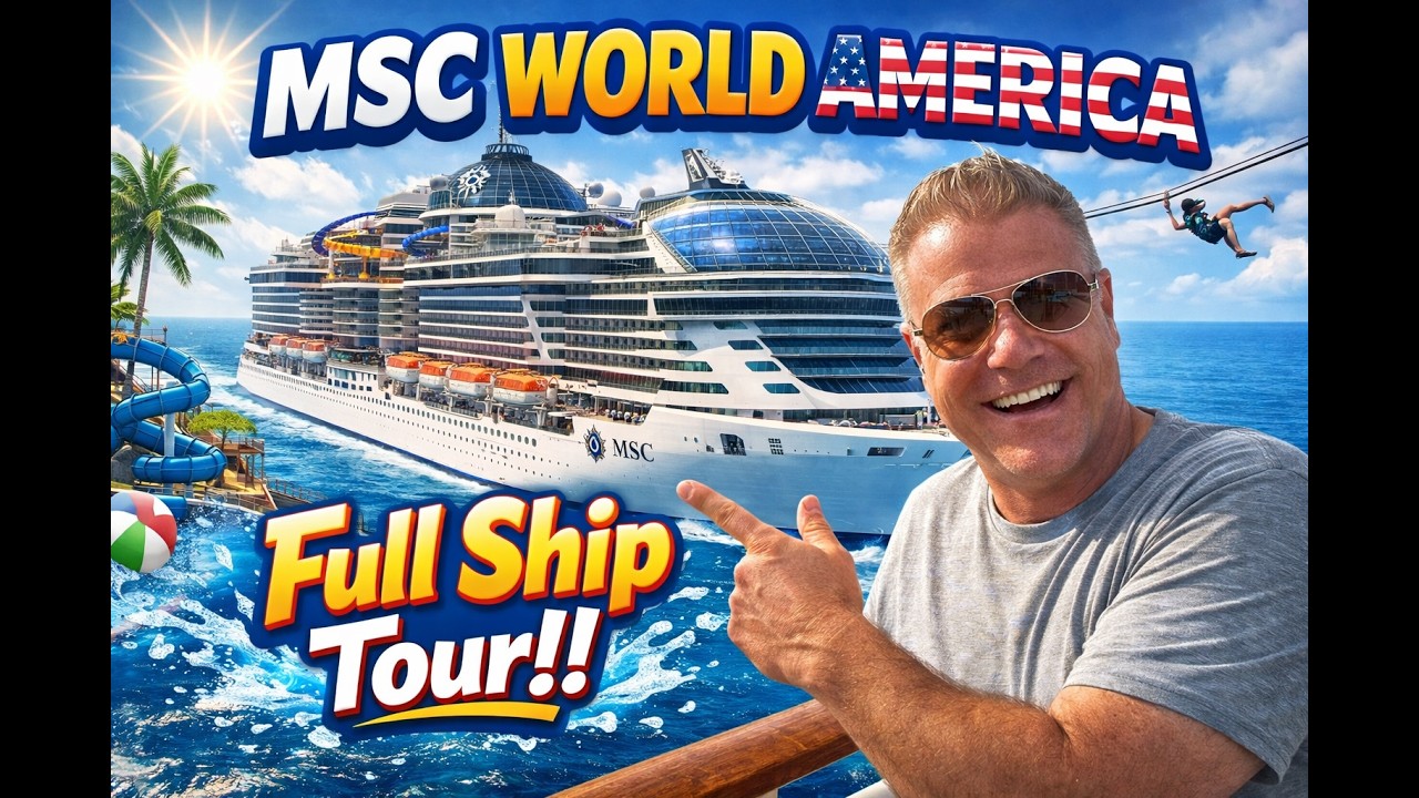 MSC World America Full Ship Tour 4K
