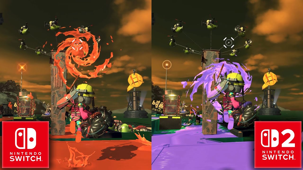 Nintendo Switch 1 Vs. 2 - Salmon Run Stress Test