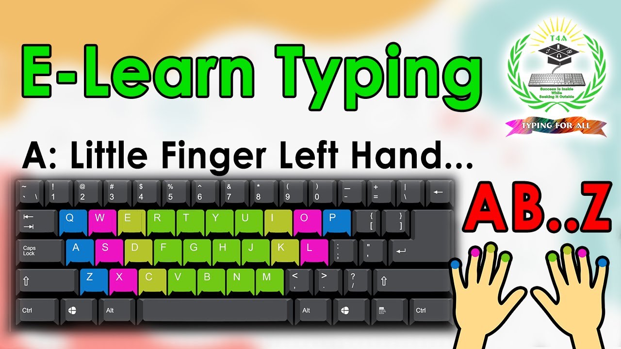 best finger position for typing| #elearn| typingforall
