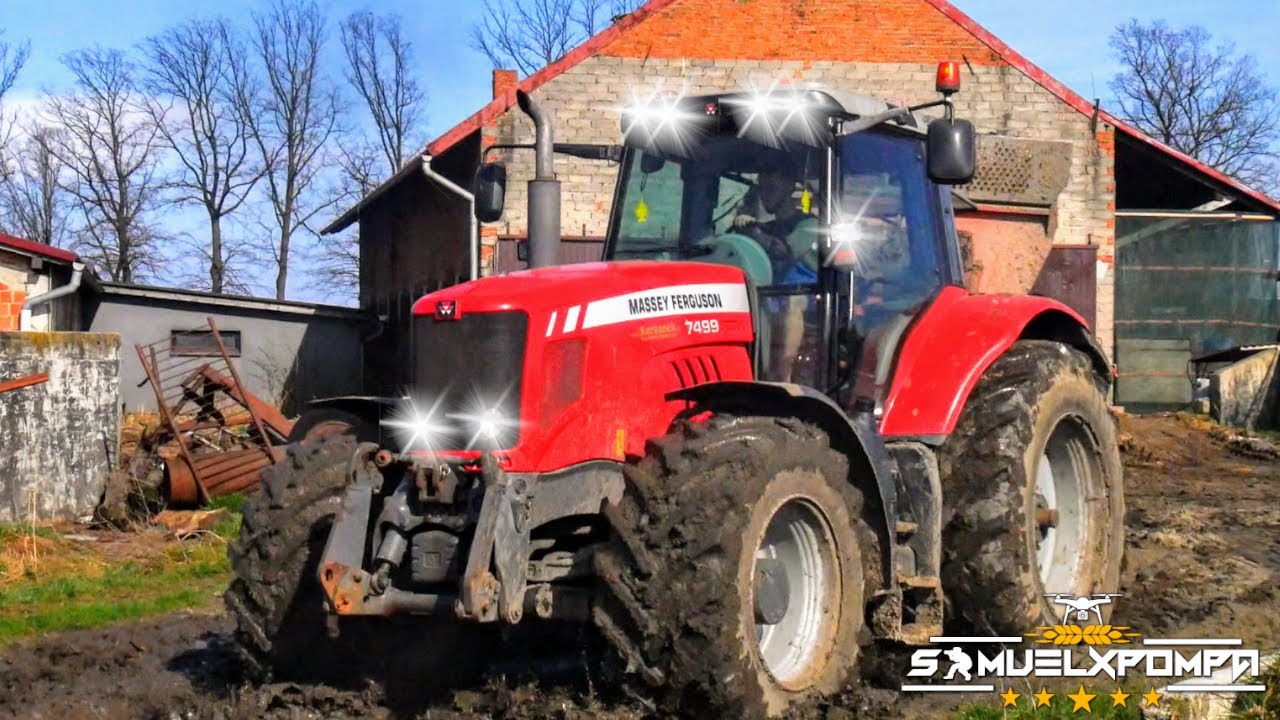Pływający Massey !? | Obornik & Orka w GR Kurda | 4x Massey Ferguson |