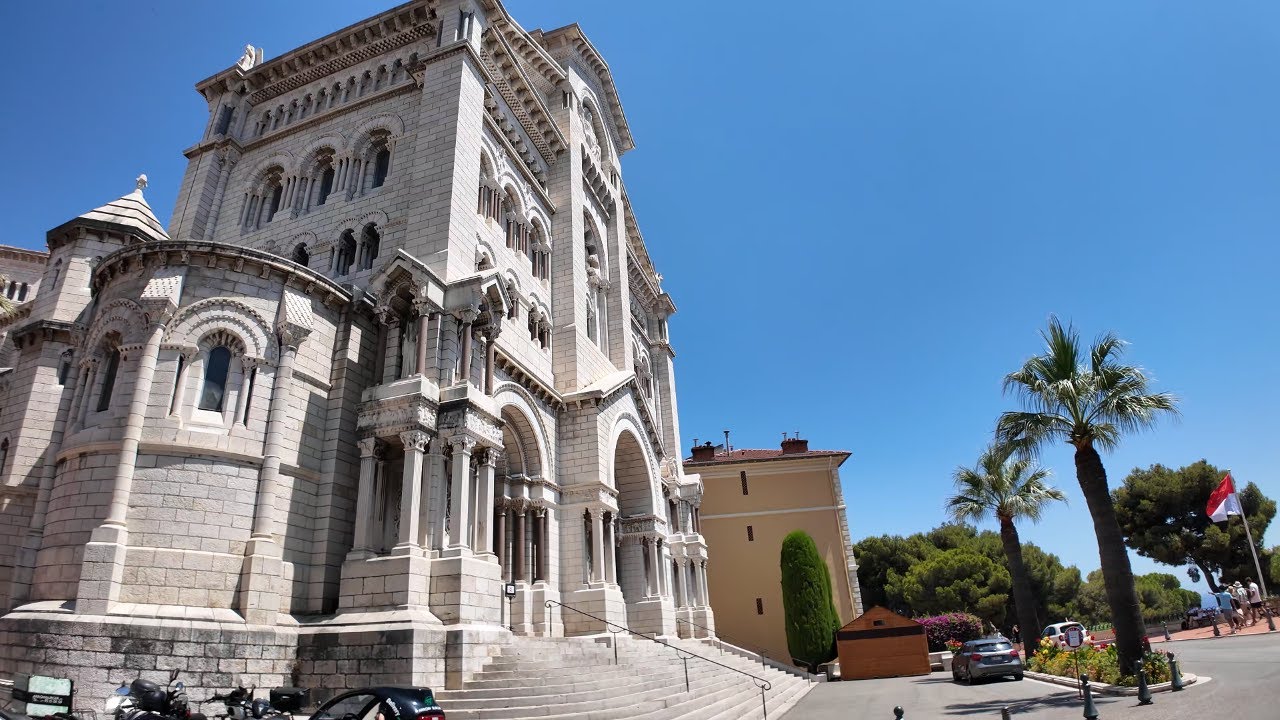 Monte Carlo Old City 4K Walk | Monaco Historic Center Tour | No Commentary