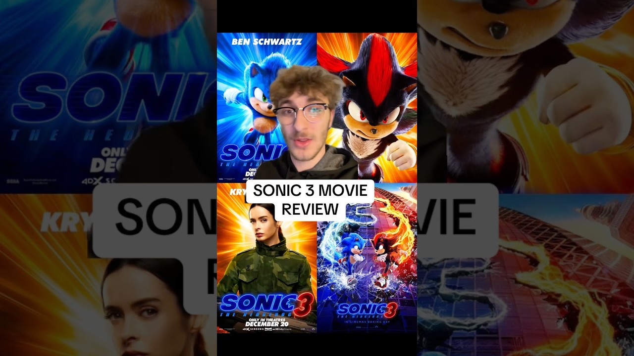 SONIC THE HEDGEHOG 3 MOVIE REVIEW‼️❄️