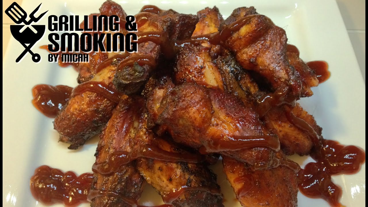 Wings Wednesday - Smoked BBQ Wings on the Weber Kettle