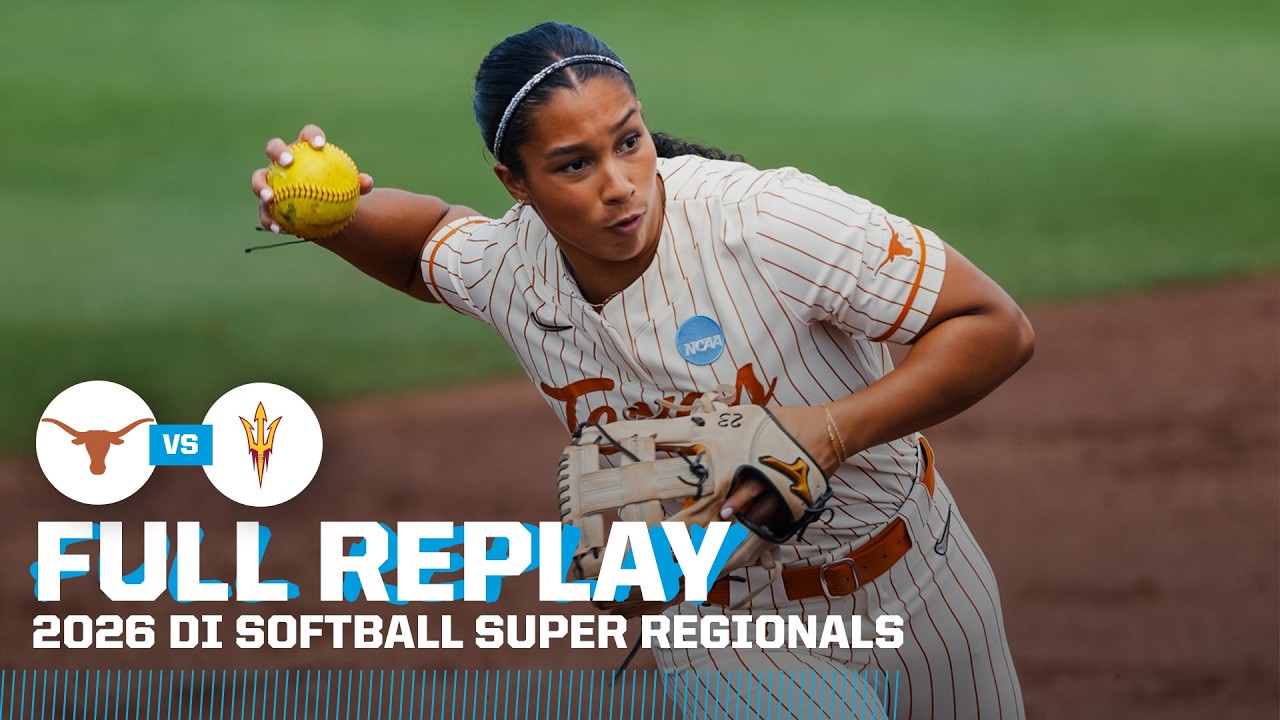 Texas vs. Arizona State: 2026 NCAA softball super regionals Game 3 | FULL REPLAY