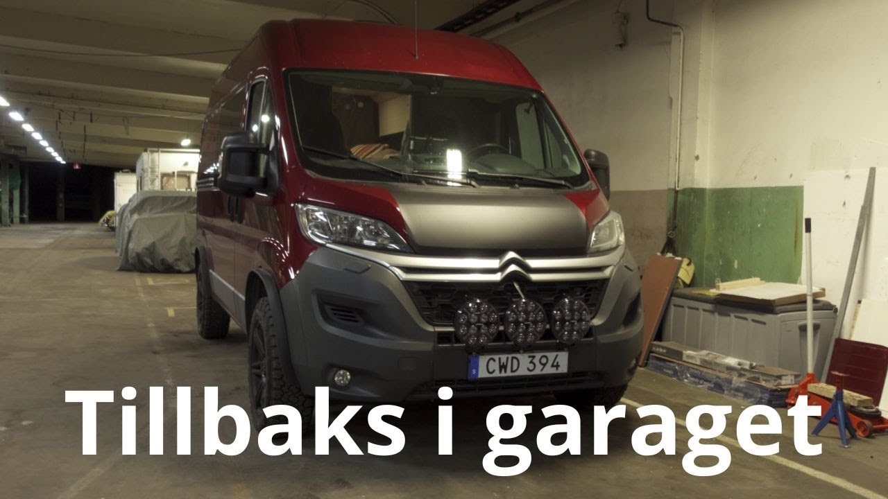 Bygga ny Campervan 2024 Del 13 - Småpyssel efter sommaren i garaget