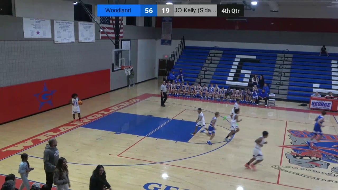 Woodland 7th Grade vs J.O. Kelly