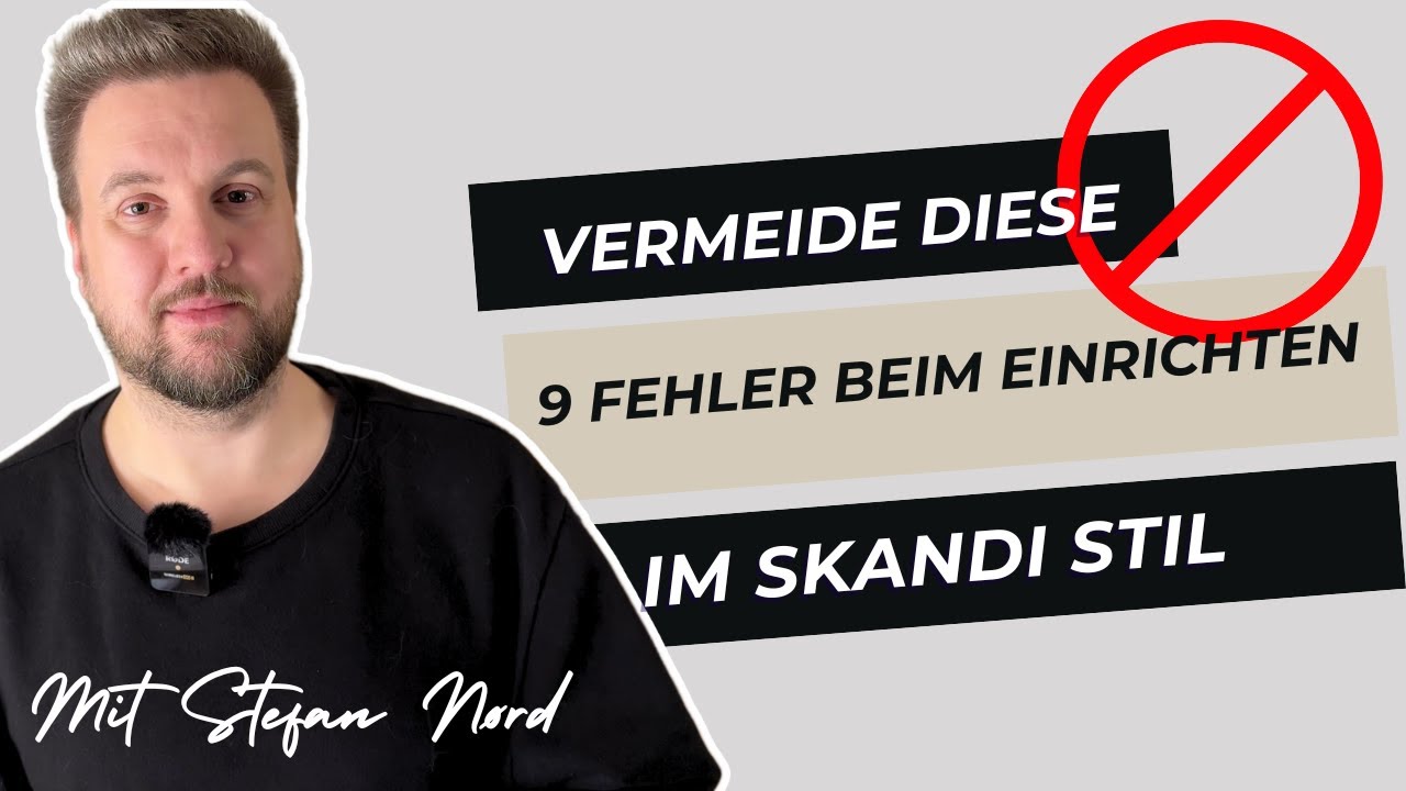 9 Fehler, die du vermeiden solltest, wenn du dich skandinavisch einrichten willst!