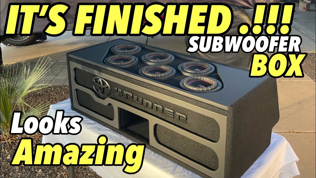 HOW TO BUILD A CUSTOM SUBWOOFER BOX FOR A 2022 TOYOTA 4RUNNER (5TH GEN)  SpinningwrencheswithJ