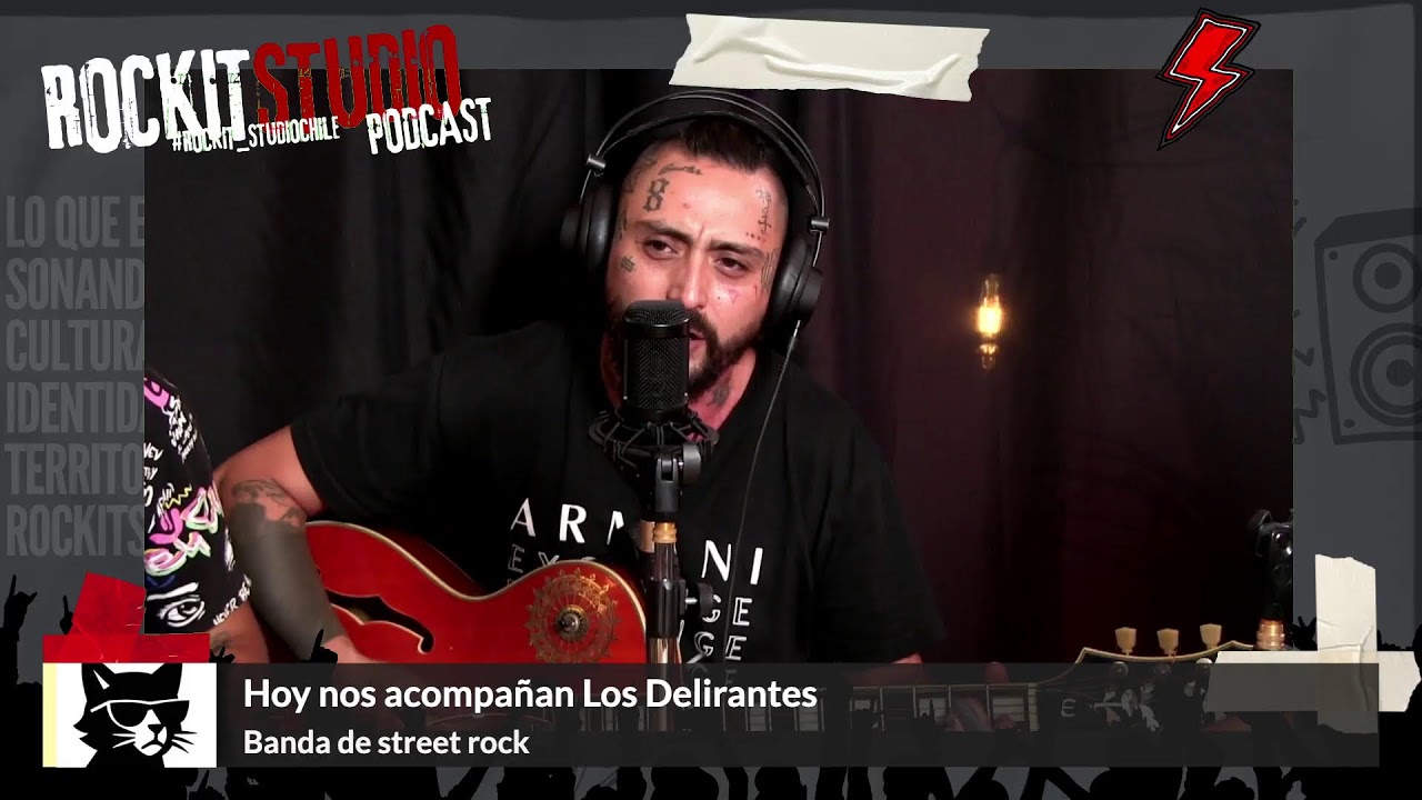 🎸 Rockit Studio 🤘 Hoy nos acompañan Los Delirantes 🔥 Banda de street rock de la V Región 🎶⚡