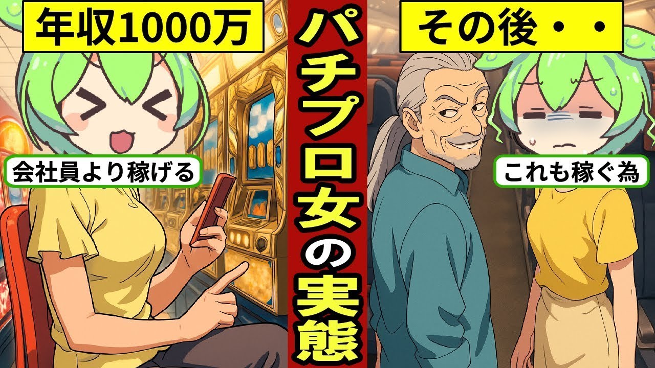 10年間パチンコで勝ち続ける女性プロの実生活…ギャンブルによって人生が狂ってしまう…【ずんだもん｜スロット｜貯金｜借金｜依存症｜年収｜給料】