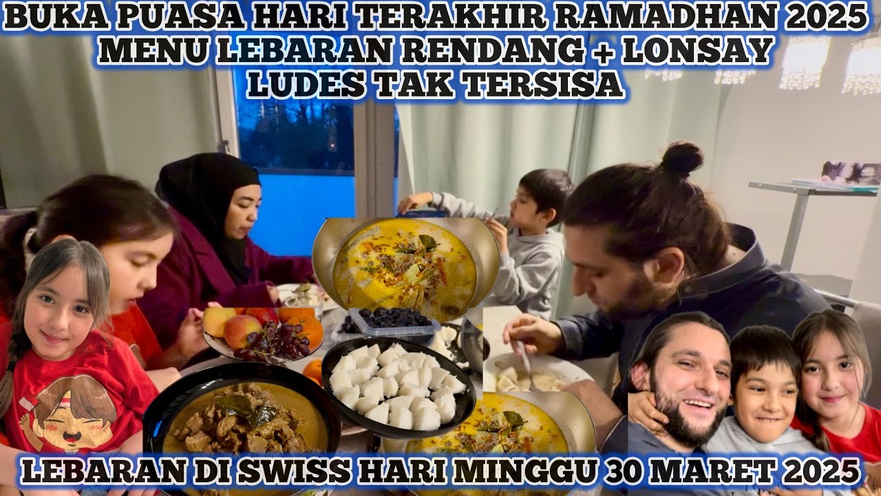 MENU LEBARAN BUKA PUASA DI PENGHUJUNG RAMADHAN