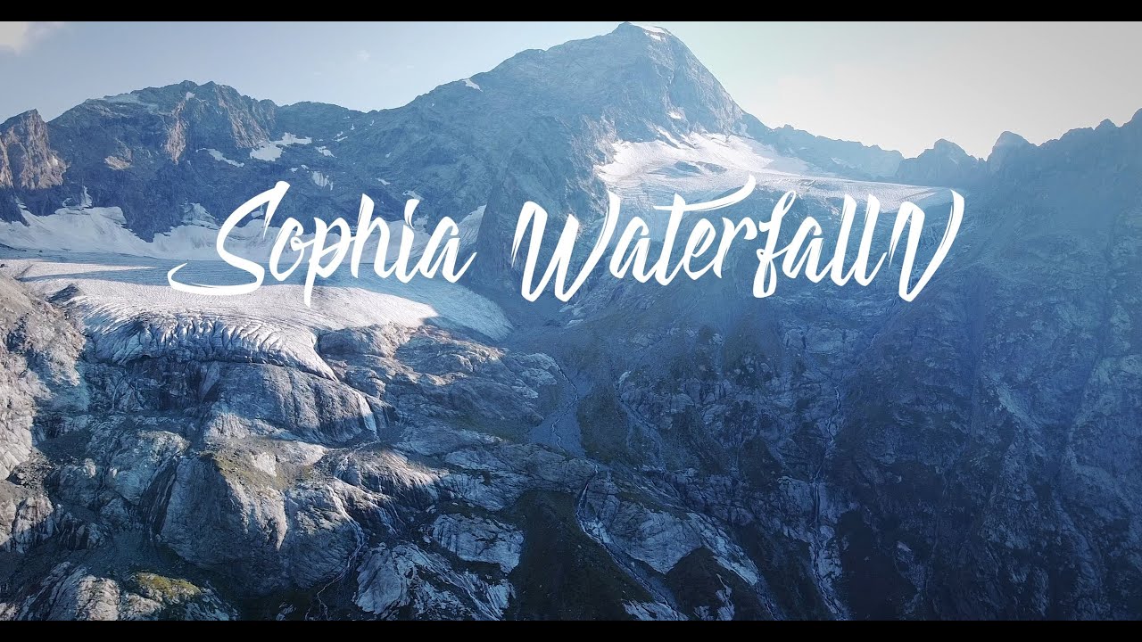 Arkhyz - Sophia Waterfalls (2.7K Aerial video)