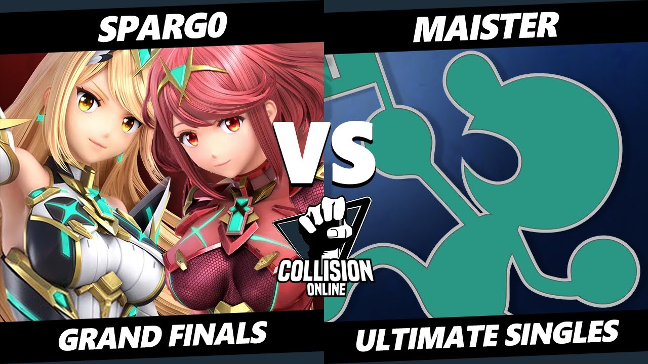 Collision Online GRAND FINALS - Spargo (Pyra Mythra) Vs. Maister (Game & Watch) SSBU Smash Ultimate