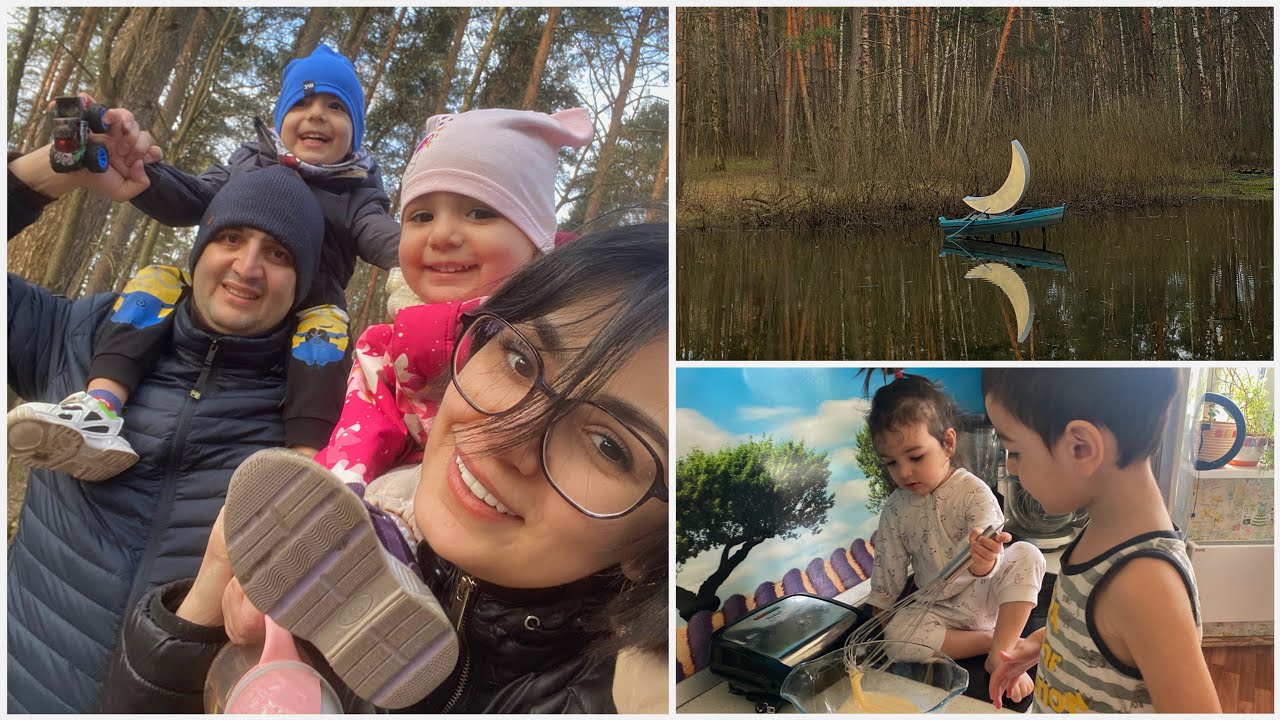 #vlog Asker #waffle bishirdi / Punhanla zarafat / #pasxa  / Bashimiza mindiler / xestelendim