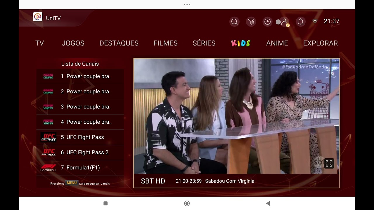 UNITV Travando limpeza de cache