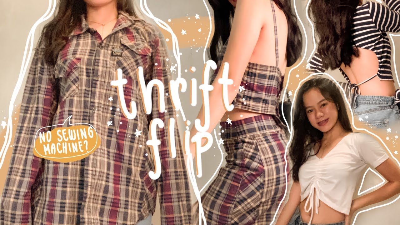 THRIFT FLIP | NO SEWING MACHINE EDITION | Villamor Twins
