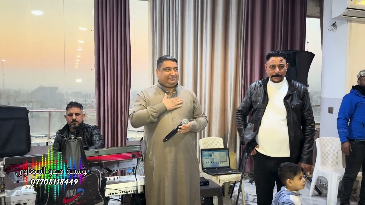 دبكات الفنان الكبير مروان السبعاوي والعازف خالد شيرو حفلة زواج فتحي الجبوري