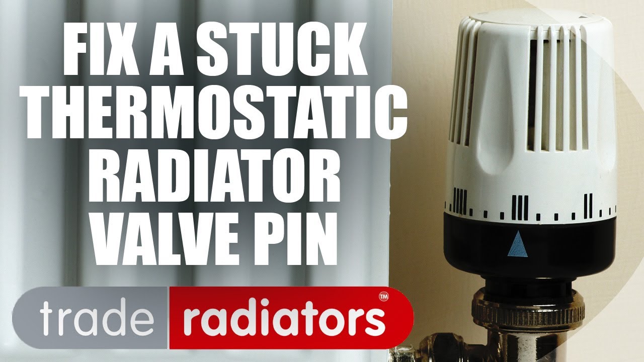 How to repair a thermostatic radiator valve with a stuck pin