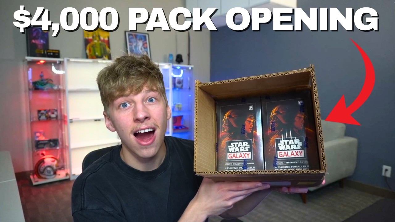 Opening a FULL $4,000 CASE of Star Wars GALAXY Boxes! [FULL UNBOXING]