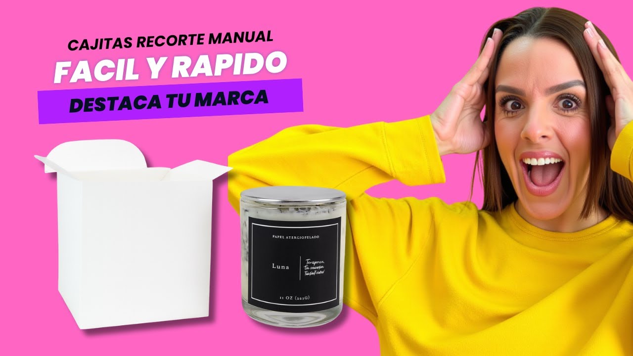 ✨ Cómo Hacer Cajitas sin Plotter 🎁 , Empaque Perfecto para tus Velas Artesanales 🕯️💖