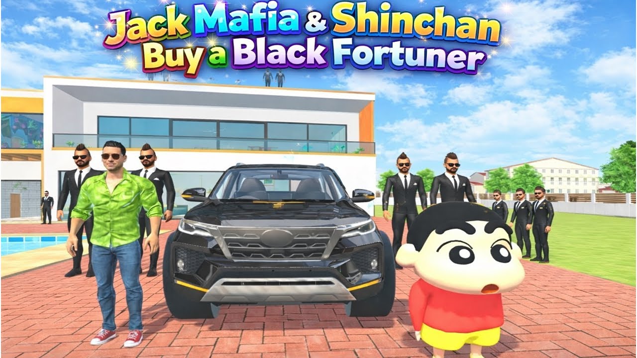 Jack Mafia & Shinchan Buy a Black Fortuner 😱 | Indian Theft Auto