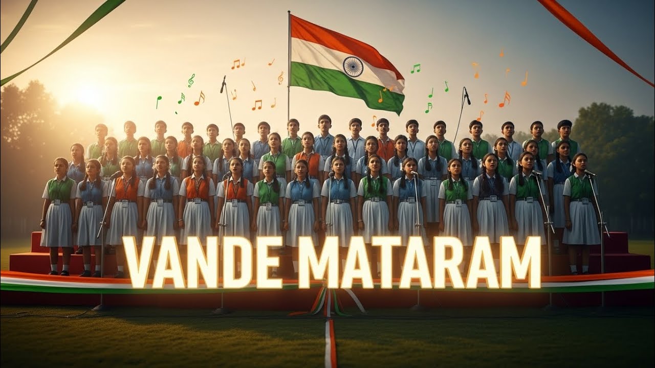 Vande Mataram | National Song India | 100 Students Singing Together 🇮🇳 (150/07)