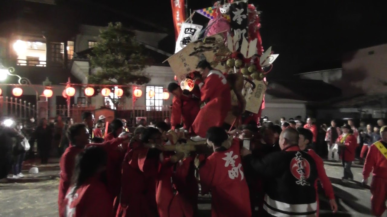 平成30年 近江八幡左義長まつり 本町 鳥居前マッセマッセ(廻れ廻れ)