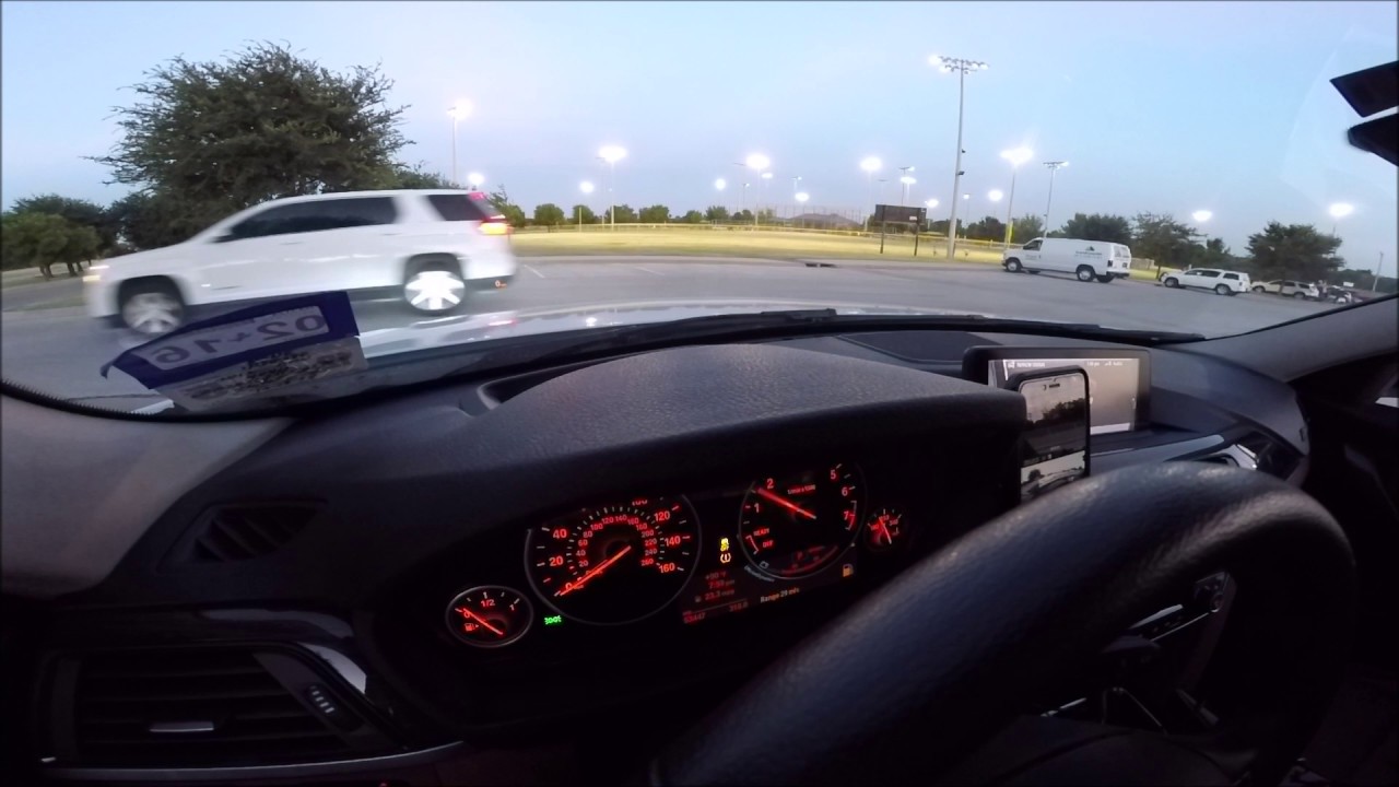 BMW F30 328i w/ Circuit Werks Downpipe & Stock Muffler