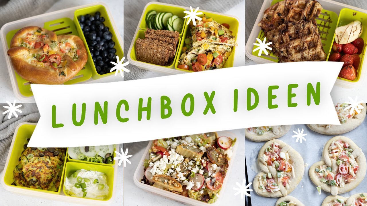 Mega leckere Rezepte für die Brotdose | Lunchbox -Ideen fürs Frühstück/Snacks | Back to School/ Uni