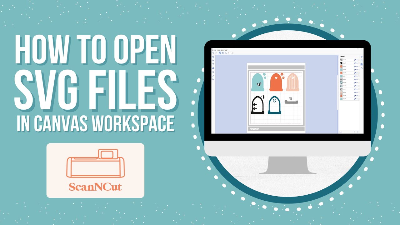 How to Import SVG Files to CanvasWorkspace for ScanNCut ⭐ & How to Recolor