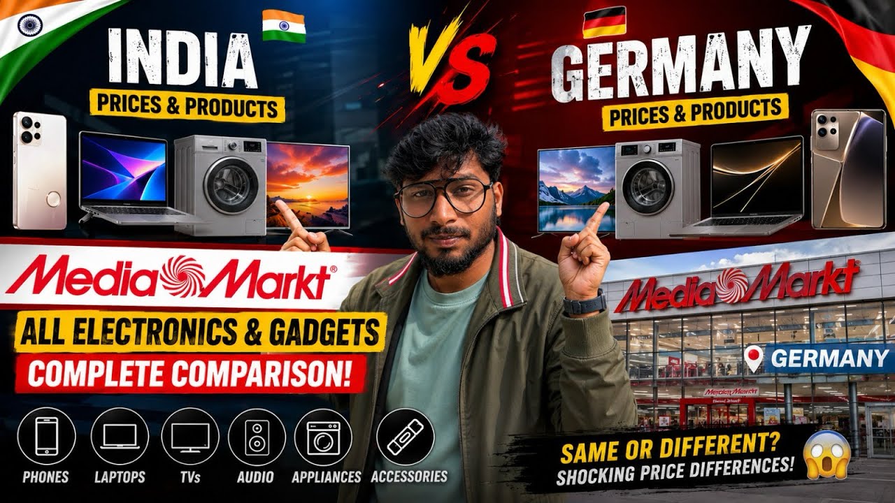 India vs Germany Electronics Prices 🇮🇳🇩🇪 | MediaMarkt Germany Full Comparison