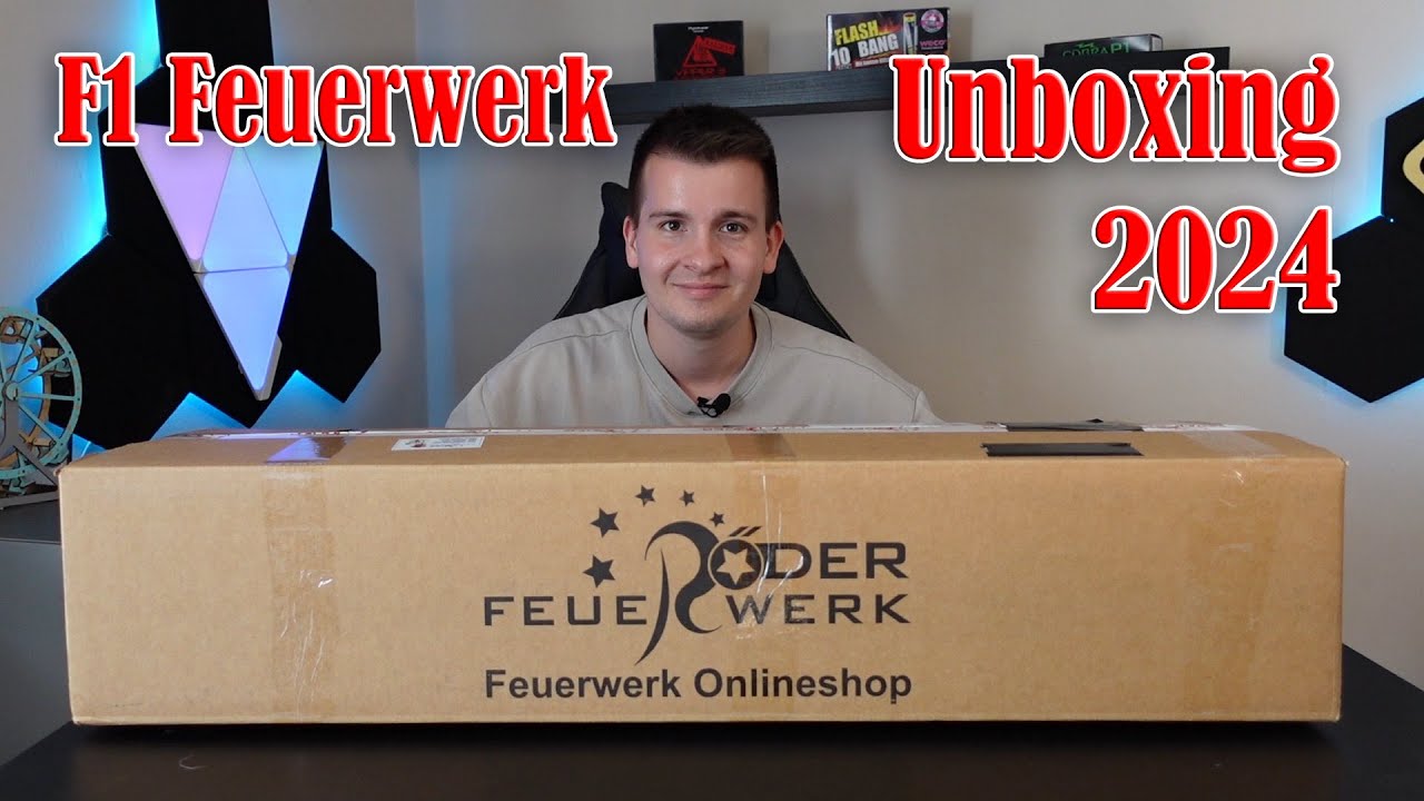 F1 Feuerwerk Unboxing 2024 - Röder Feuerwerk [FULL HD]