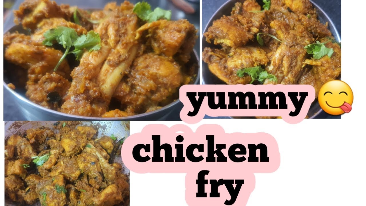 Easy and tasty 😋chicken fry  # simple chicken fry