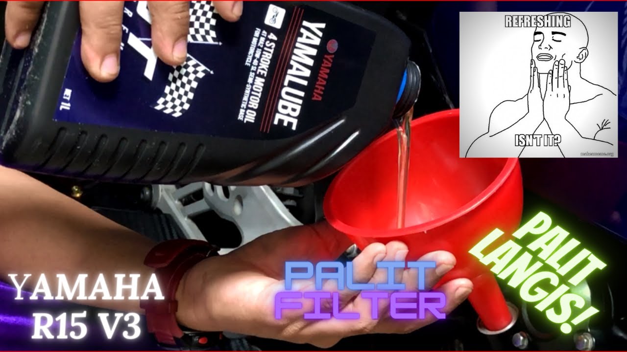 Yamaha R15 v3 - Changing my Oil & Oil Filter