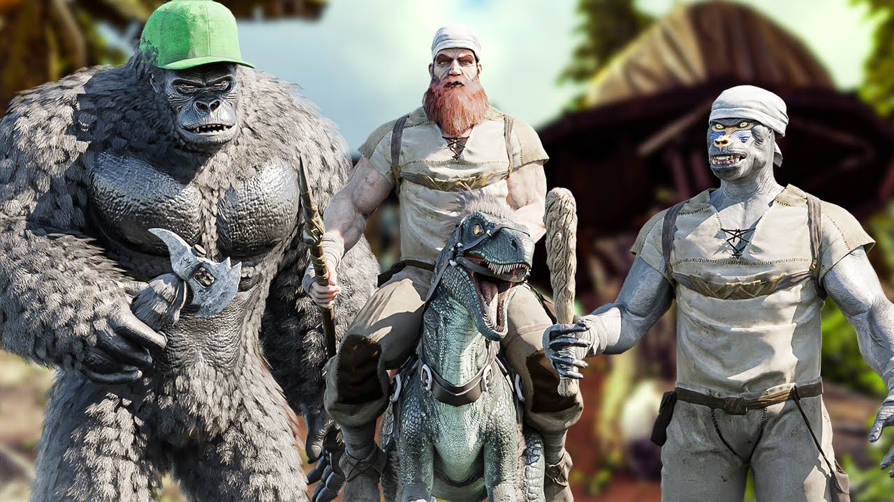 WHAT HAPPENS WHEN APE NPCs TAKE OVER THE SERVER?? | ARK SURVIVAL EVOLVED