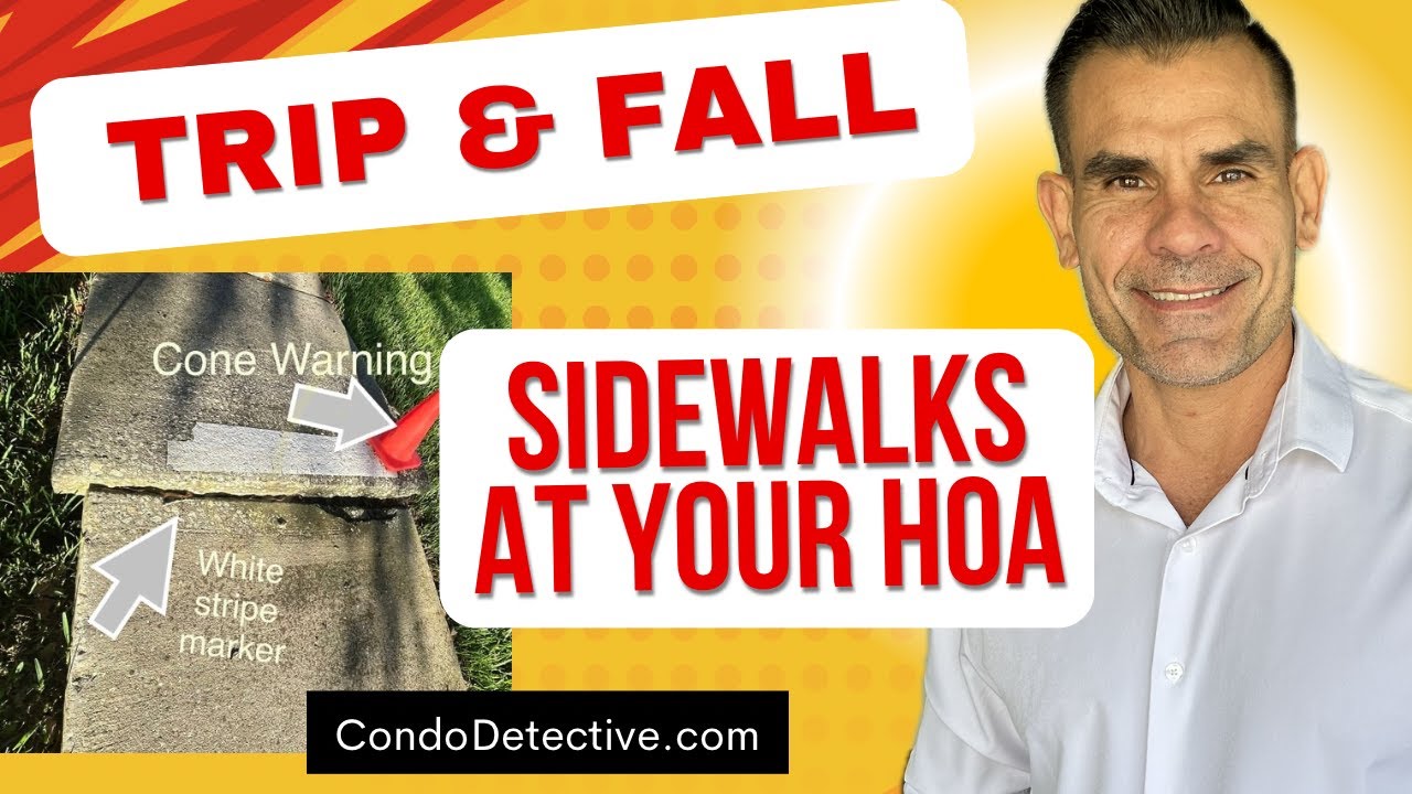 Trip & Fall Sidewalks Causing Tripping Injuries HOA Repairs