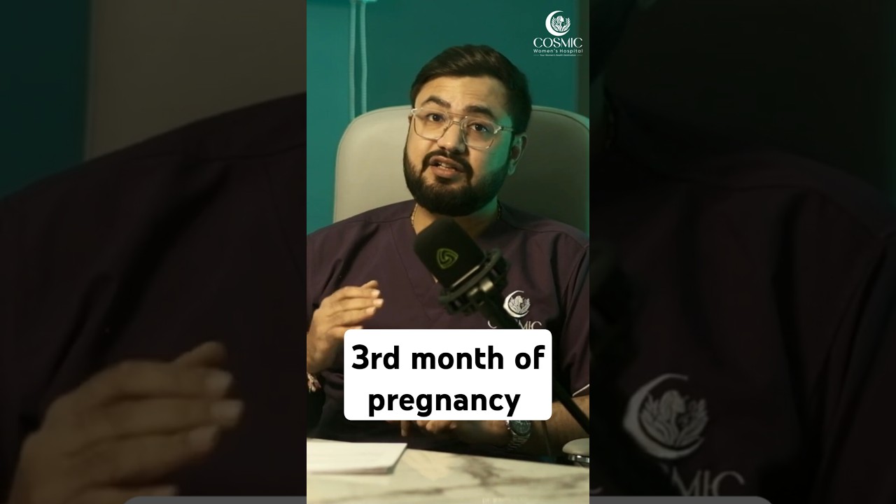 3rd Month of Pregnancy: Baby Bump, Symptoms & Care! 🤰✨ #cosmiccares