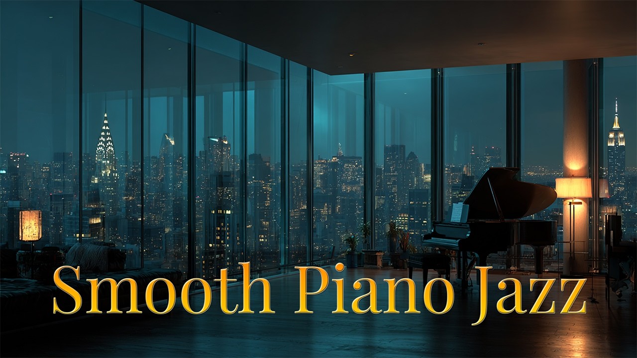 Late Night Piano Jazz 🌙 Deep & Smooth Jazz for Focus, Relax & Night Work