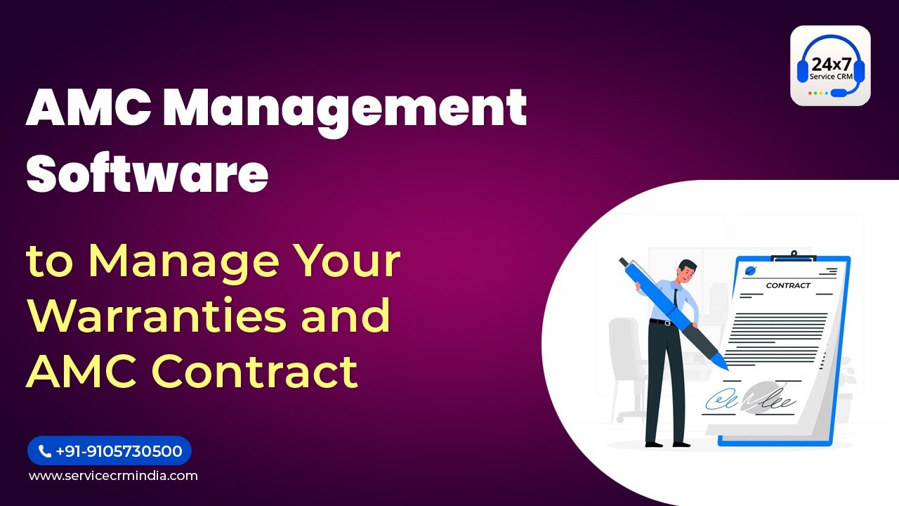 AMC Management Software to Manage Your Warranty and AMC Contract
