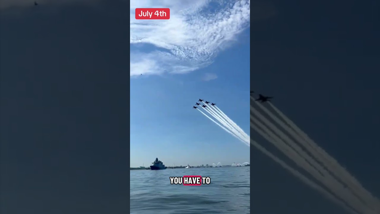 New York City Flyover for the 4th of July Celebration