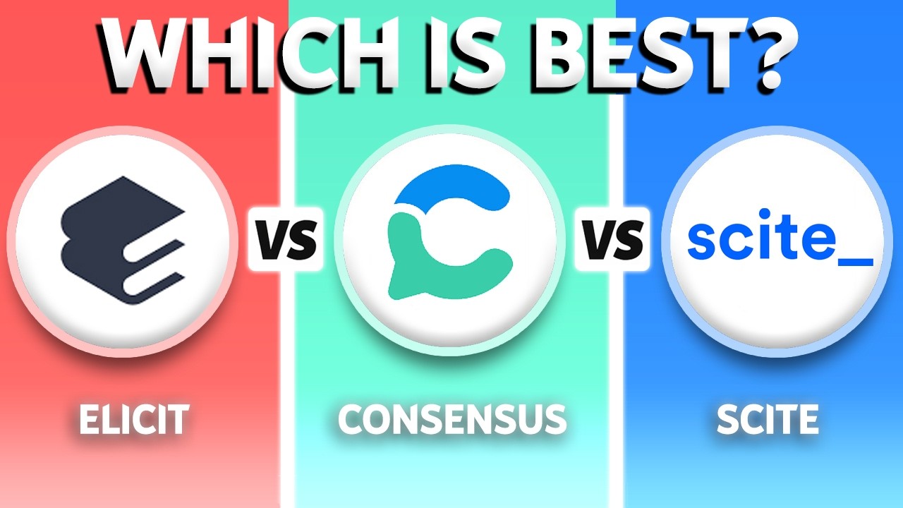 Elicit vs Consensus vs Scite (2026) - Which One Is BEST?