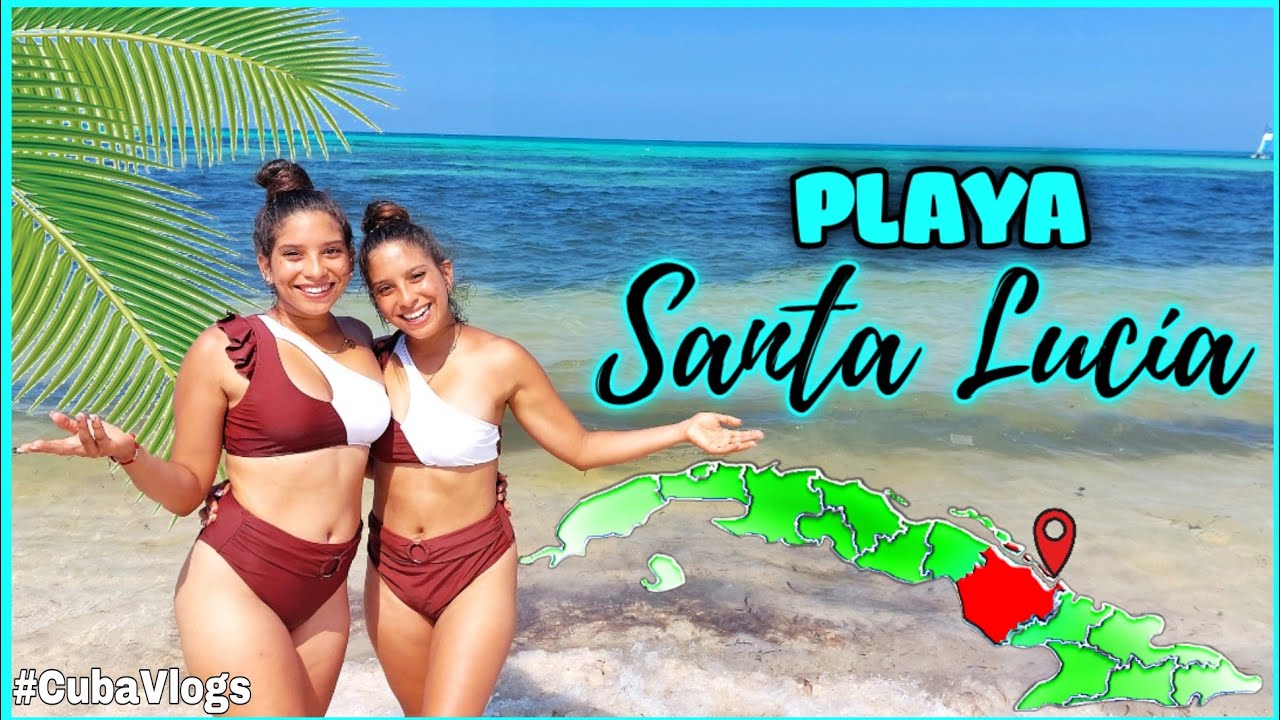 PLAYA🏖 Santa Lucía CAMAGUEY 2022. ❗️Opción económica❗️Cubanas🇨🇺 en vacaciones. #Cuba #travel #vlog