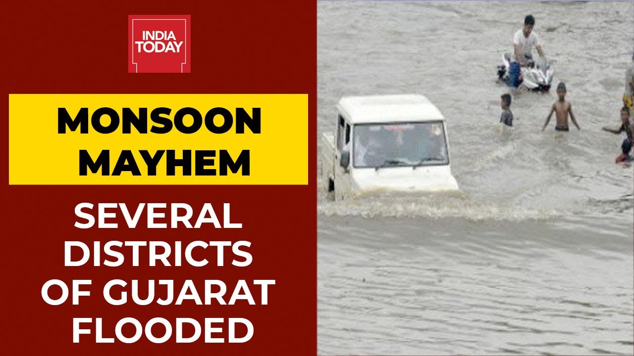 Monsoon Mayhem: Several Districts Of Gujarat Flooded Due To Heavy Rainfall