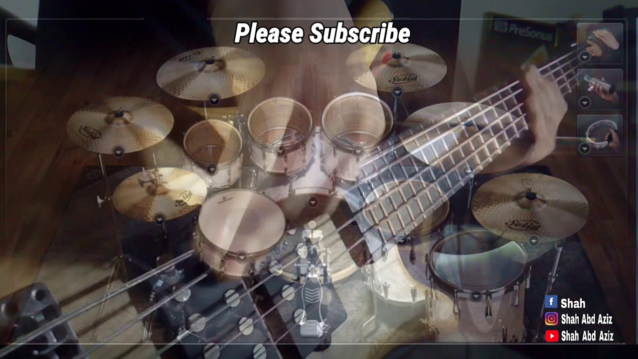 Jinbara - Kasihnya Laila (Intro & Solo) Backing track for guitar.