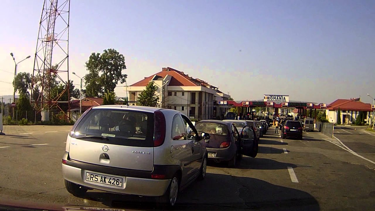 Граница Молдова Унгены-Румыния Яссы (2) -  Moldova border Ungheni- Iasi , Romania