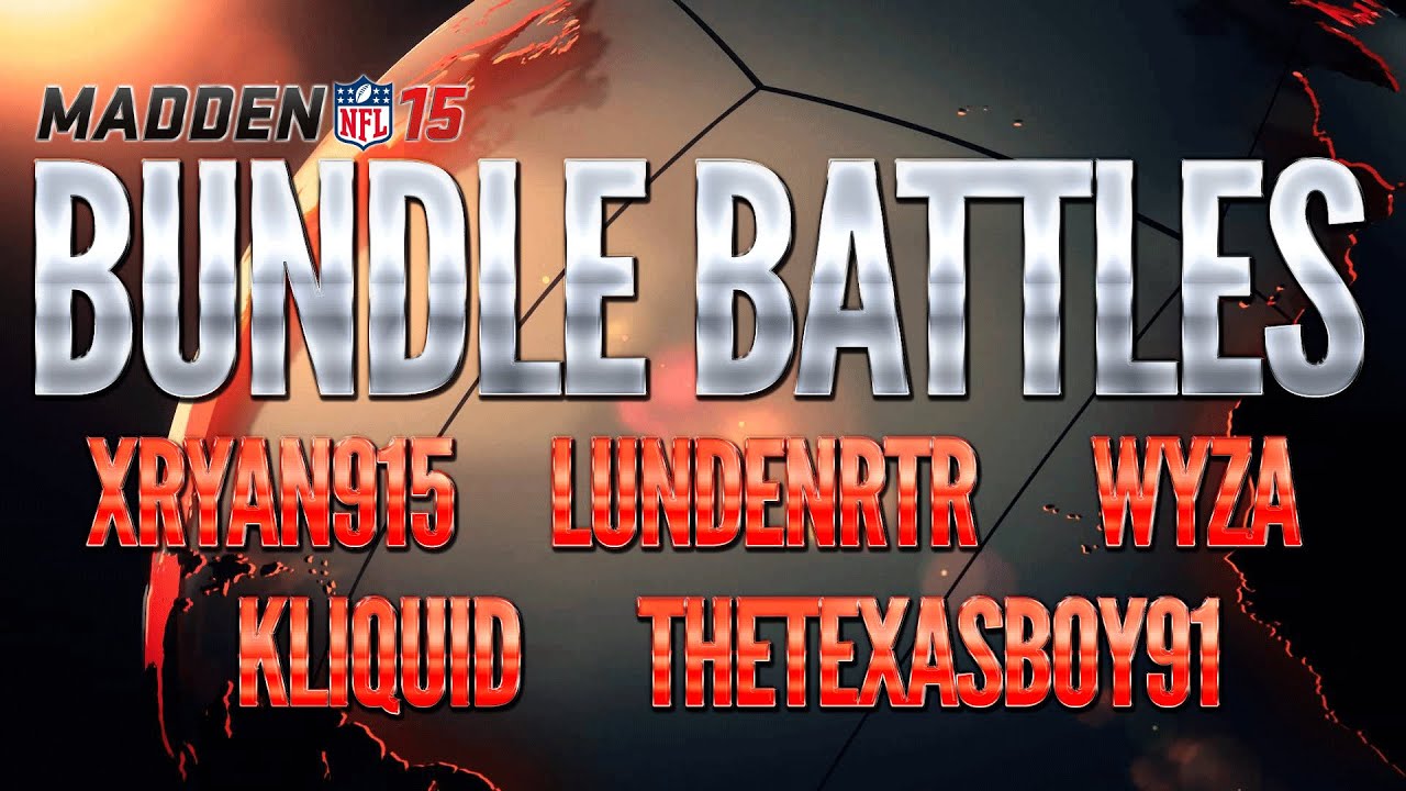 BUNDLE BATTLE #1 vs xRyan915, Wyza, TheTexasBoy91 & LundenRTR ! | MUT 15 Bundle Opening