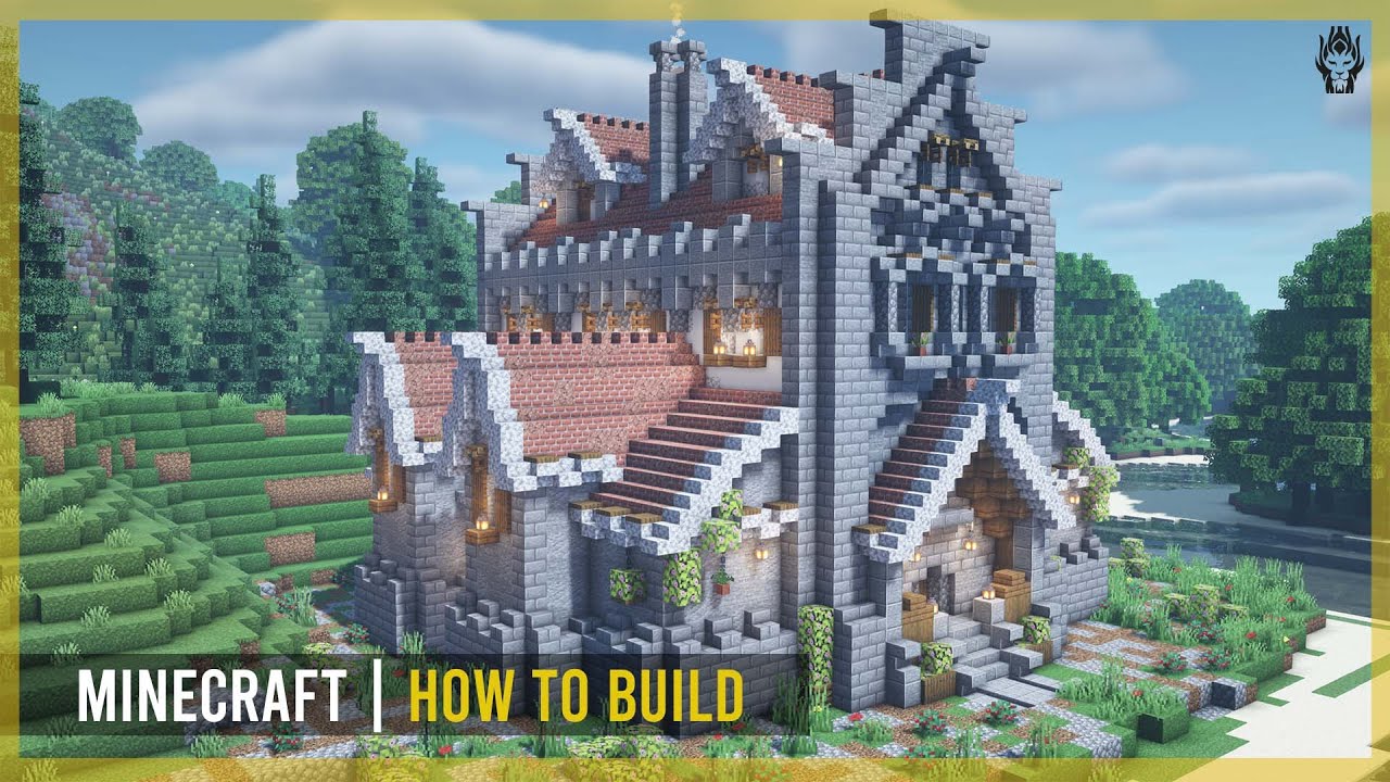 Minecraft How to Build a Medieval Knightly Academy (Tutorial)