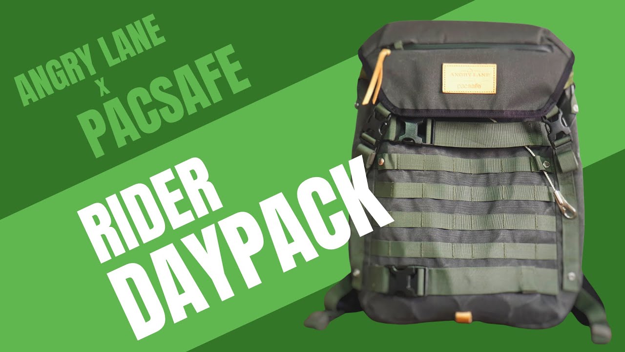 Angry Lane x Pacsafe Rider Daypack Review